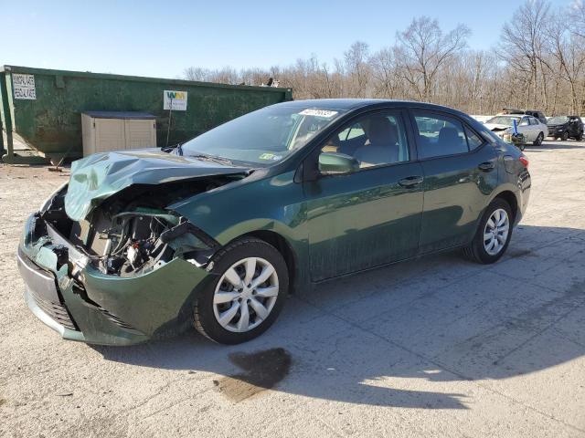 TOYOTA COROLLA L 2015 with VIN 2T1BURHE6FC376962 - Photo from auction