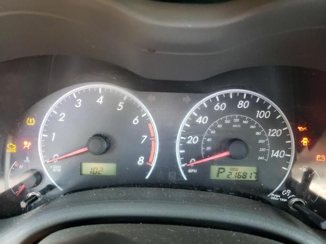 Photo 9 from auction – 2009 TOYOTA COROLLA BA with VIN 2T1BU40E49C166072