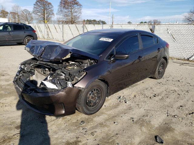 KIA FORTE LX 2017 with VIN 3KPFK4A73HE085961 - Photo from auction