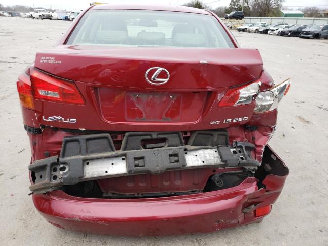 Photo 6 from auction – 2006 LEXUS IS 250 with VIN JTHCK262862004725