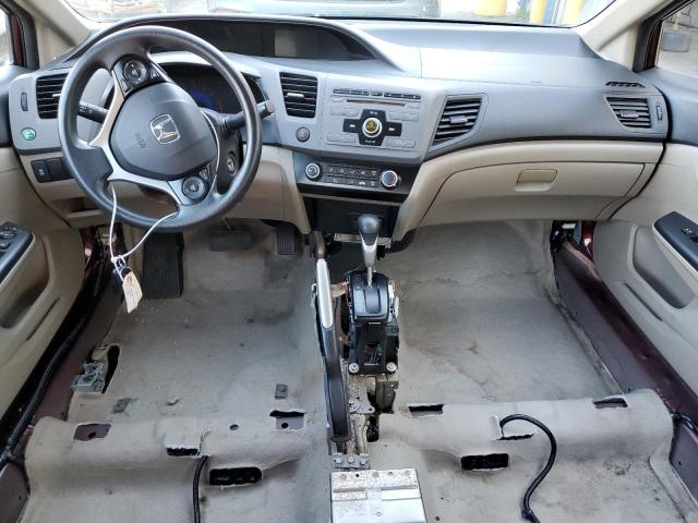 Photo 8 from auction – 2012 HONDA CIVIC LX with VIN 19XFB2F54CE334062
