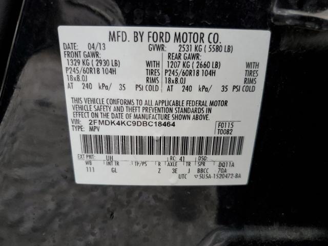 Photo 14 from auction – 2013 FORD EDGE LIMIT with VIN 2FMDK4KC9DBC18464