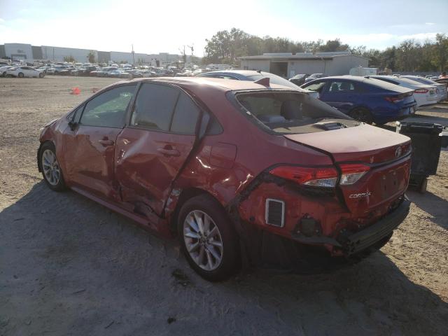 Photo 2 from auction – 2020 TOYOTA COROLLA LE with VIN JTDHPRAE0LJ006604