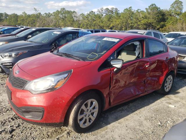 KIA RIO LX 2015 with VIN KNADM4A35F6520901 - Photo from auction