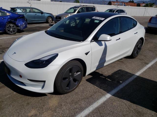 TESLA MODEL 3 2023 with VIN 5YJ3E1EA1PF447079 - Photo from auction