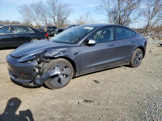 TESLA MODEL 3 2022 with VIN 5YJ3E1EAXNF107443 - Photo from auction