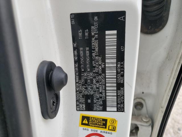Foto 14 de la subasta – 2015 TOYOTA HIGHLANDER con VIN 5TDKKRFH4FS085158