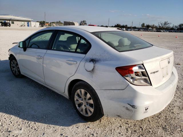 Photo 2 from auction – 2012 HONDA CIVIC LX with VIN 19XFB2F58CE001198