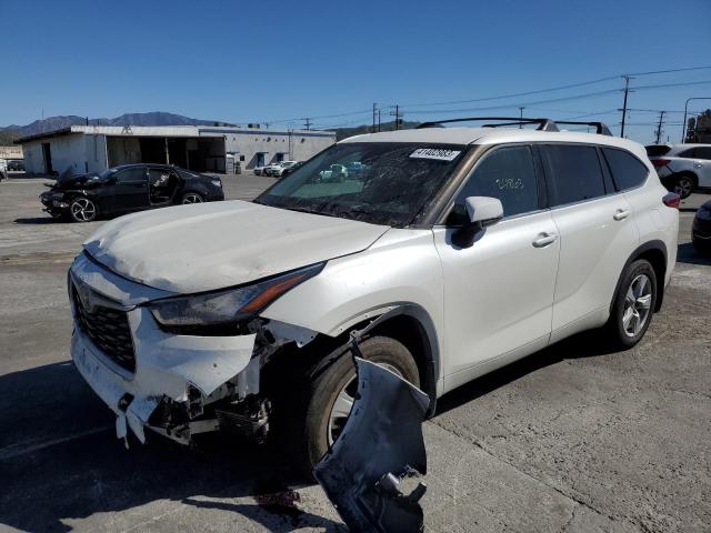TOYOTA HIGHLANDER 2020 with VIN 5TDCZRAH3LS501073 - Photo from auction