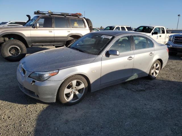 BMW 530 I 2007 with VIN WBANE73567CM58669 - Photo from auction