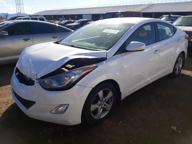 HYUNDAI ELANTRA GL 2013 with VIN 5NPDH4AE2DH385176 - Photo from auction