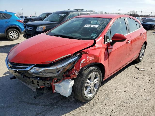 CHEVROLET CRUZE LT 2017 with VIN 3G1BE6SM4HS558654 - Photo from auction