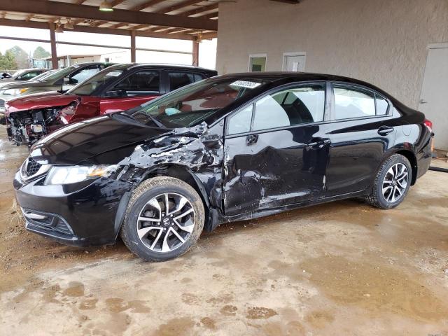 HONDA CIVIC EX 2014 with VIN 2HGFB2F81EH551684 - Photo from auction