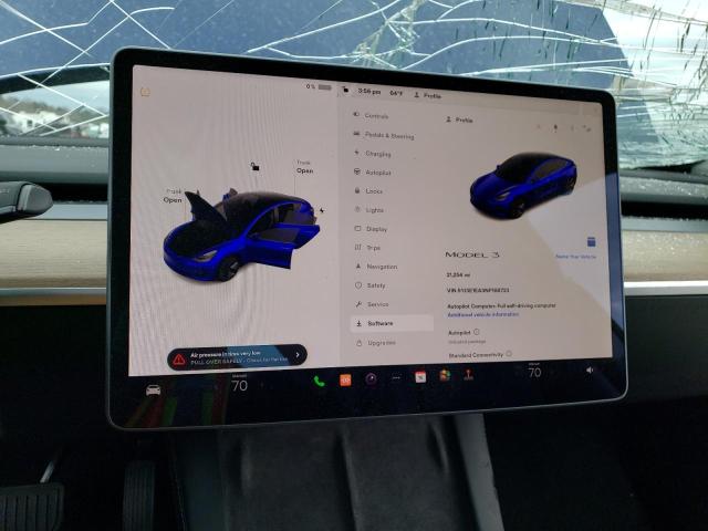 Photo 9 from auction – 2022 TESLA MODEL 3 with VIN 5YJ3E1EA3NF188723