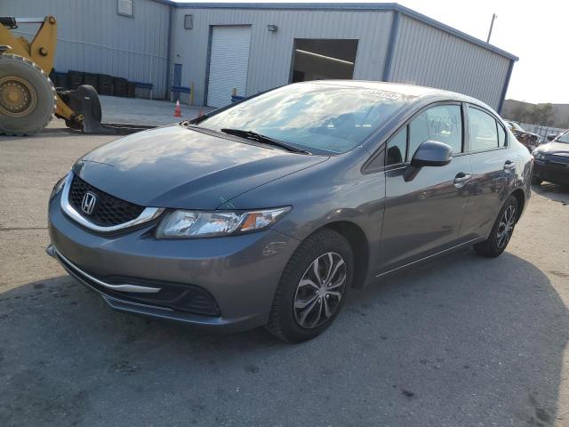 HONDA CIVIC LX 2013 with VIN 19XFB2F50DE098463 - Photo from auction