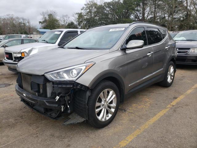 HYUNDAI SANTA FE S 2017 with VIN 5NMZU4LA8HH045173 - Photo from auction