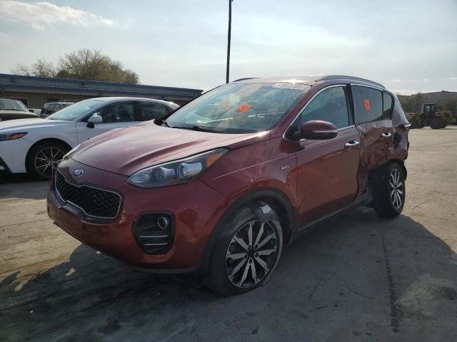 KIA SPORTAGE E 2019 with VIN KNDPNCAC2K7576287 - Photo from auction