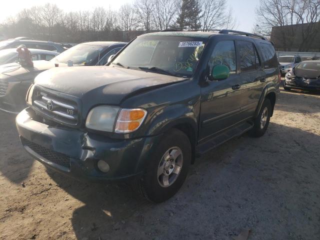TOYOTA SEQUOIA LI 2002 with VIN 5TDBT48A92S069838 - Photo from auction