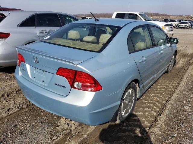 Photo 3 from auction – 2008 HONDA CIVIC HYBR with VIN JHMFA36208S013783
