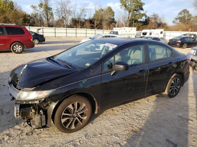 HONDA CIVIC EX 2014 with VIN 19XFB2F81EE028000 - Photo from auction