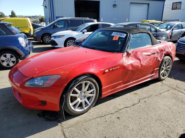 HONDA S2000 2002 with VIN JHMAP11432T005104 - Photo from auction