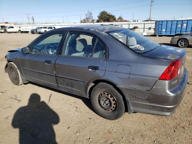 Photo 2 from auction – 2005 HONDA CIVIC DX V with VIN 2HGES16385H577418