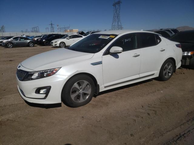 KIA OPTIMA HYB 2015 with VIN KNAGM4AD1F5079070 - Photo from auction