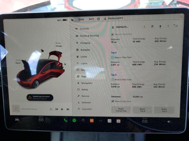 Photo 9 from auction – 2022 TESLA MODEL 3 with VIN 5YJ3E1EA5NF189551