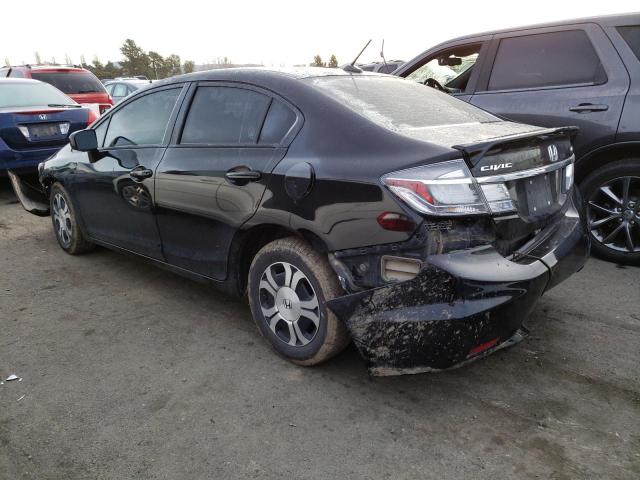 Photo 2 from auction – 2014 HONDA CIVIC HYBR with VIN 19XFB4F34EE201024