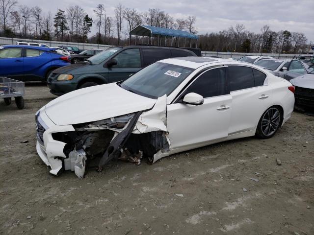 INFINITI Q50 BASE 2014 with VIN JN1BV7AP5EM682097 - Photo from auction
