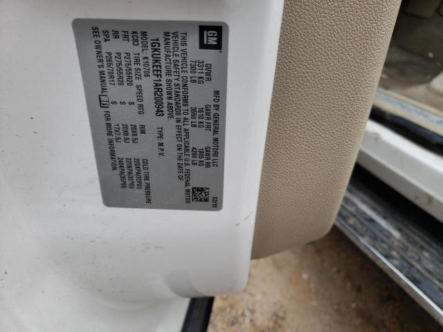 Photo 14 from auction – 2010 GMC YUKON DENA with VIN 1GKUKEEF1AR200943