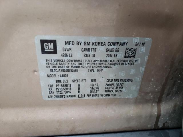 Photo 14 from auction – 2018 BUICK ENCORE PRE with VIN KL4CJASB5JB685563