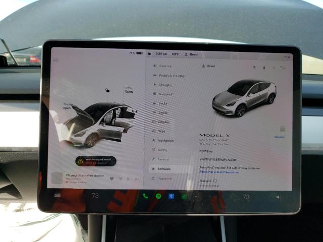 Photo 9 from auction – 2021 TESLA MODEL Y with VIN 5YJYGDEE7MF073920