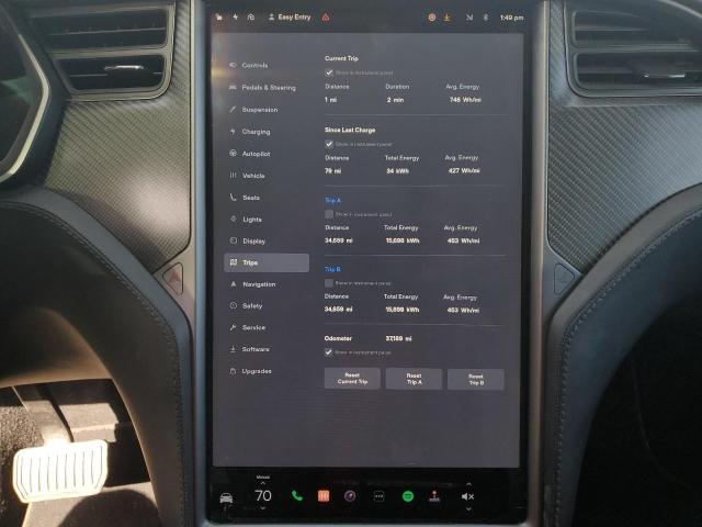 Photo 9 from auction – 2018 TESLA MODEL X with VIN 5YJXCBE21JF124275