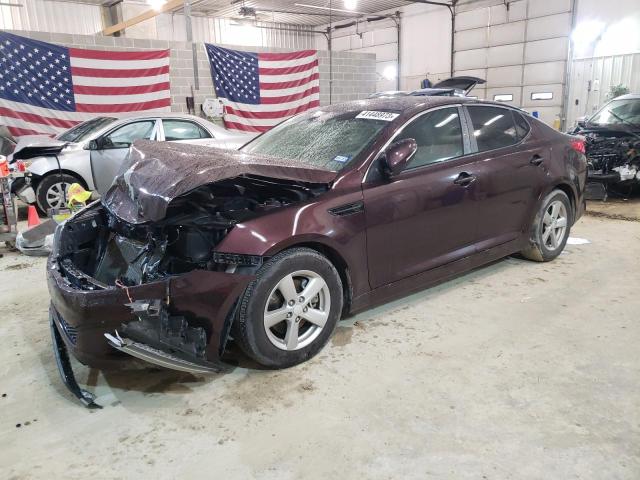 KIA OPTIMA LX 2015 with VIN 5XXGM4A75FG428188 - Photo from auction