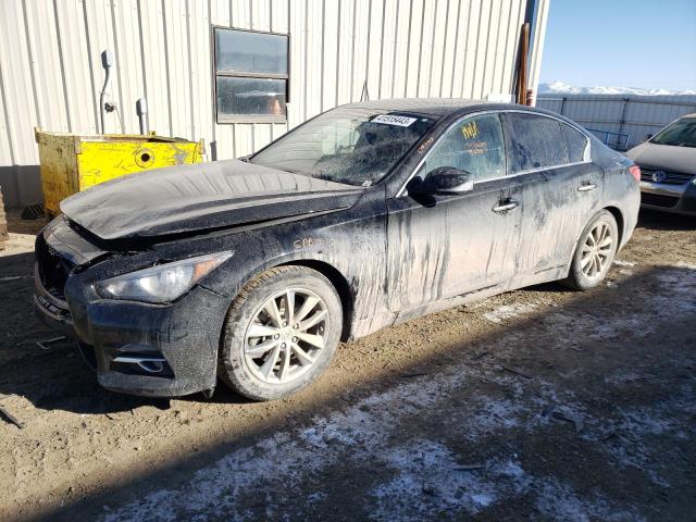 INFINITI Q50 BASE 2015 with VIN JN1BV7AP1FM332483 - Photo from auction