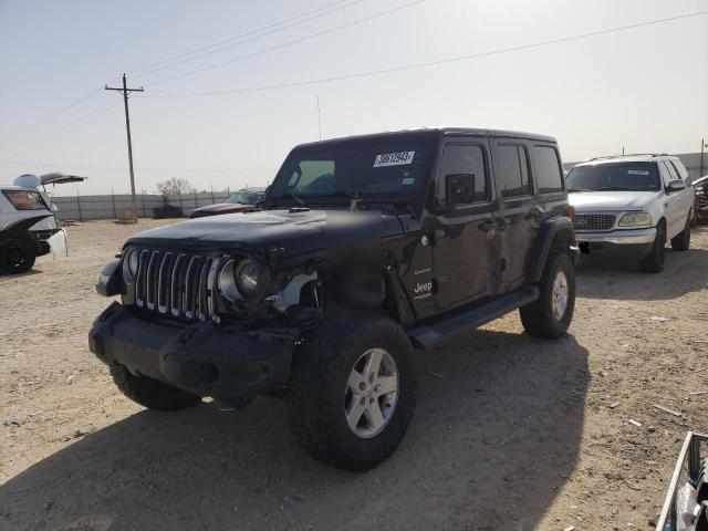 JEEP WRANGLER U 2018 with VIN 1C4HJXEG2JW175444 - Photo from auction