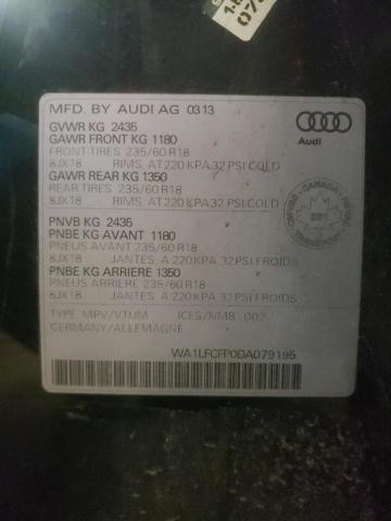 Photo 14 from auction – 2013 AUDI Q5 PREMIUM with VIN WA1LFCFP0DA079195