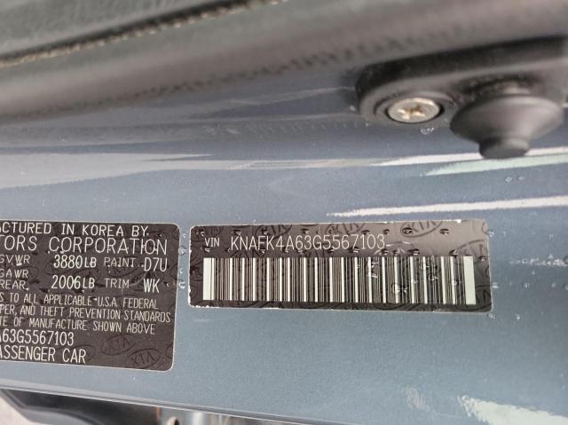 Photo 10 from auction – 2016 KIA FORTE LX with VIN KNAFK4A63G5567103