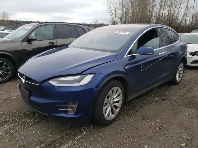 TESLA MODEL X 2017 with VIN 5YJXCBE24HF066205 - Photo from auction