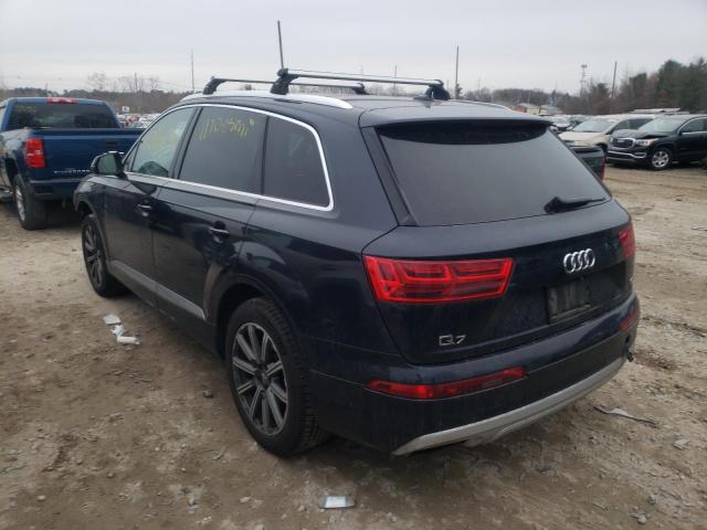 Photo 2 from auction – 2017 AUDI Q7 PREMIUM with VIN WA1LAAF74HD035417