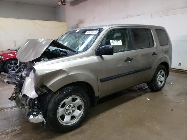 HONDA PILOT LX 2011 with VIN 5FNYF4H24BB056784 - Photo from auction