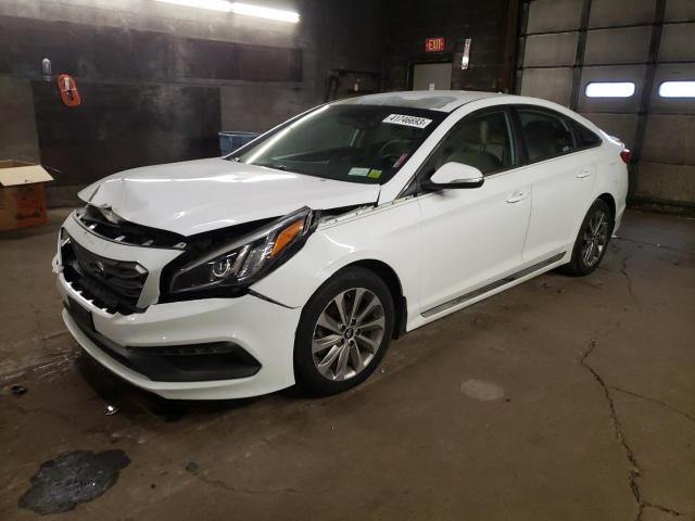 HYUNDAI SONATA SPO 2016 with VIN 5NPE34AF3GH394193 - Photo from auction