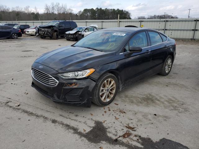 FORD FUSION SE 2019 with VIN 3FA6P0HD4KR160114 - Photo from auction