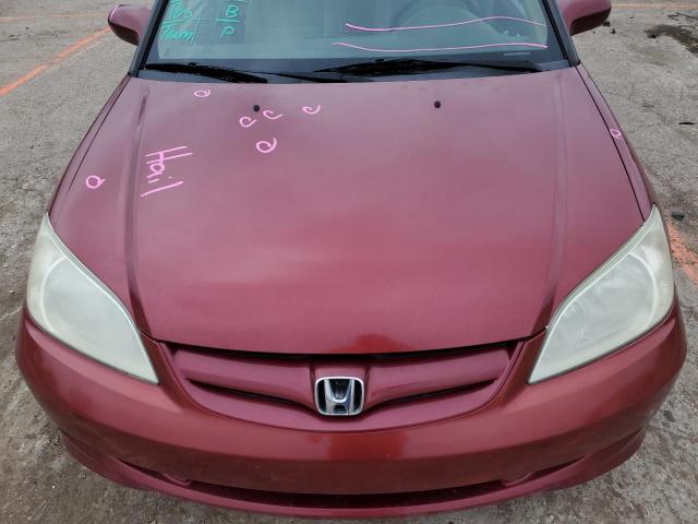 Photo 11 from auction – 2005 HONDA CIVIC EX with VIN 2HGES26775H597619