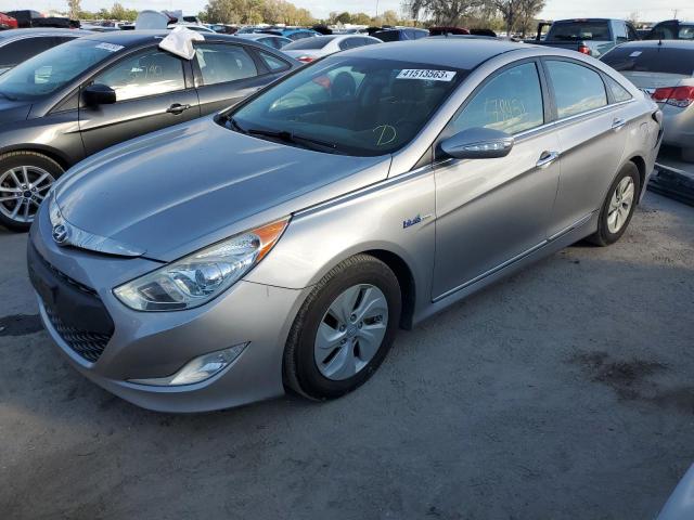 HYUNDAI SONATA HYB 2013 with VIN KMHEC4A40DA064542 - Photo from auction