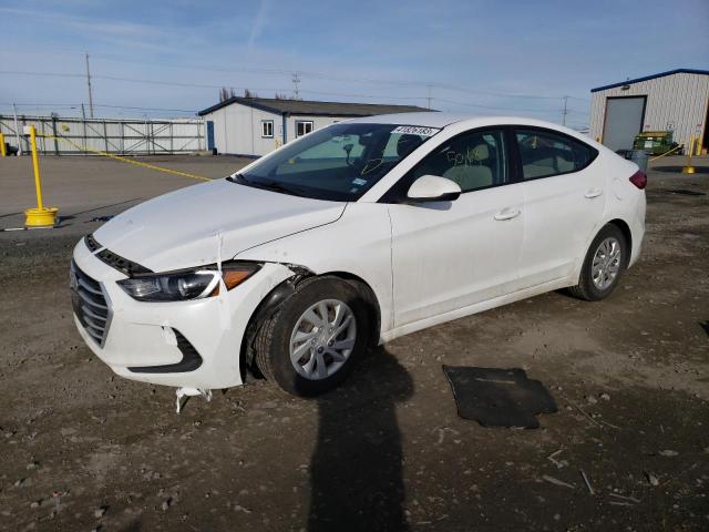 HYUNDAI ELANTRA SE 2018 with VIN 5NPD74LF6JH332016 - Photo from auction