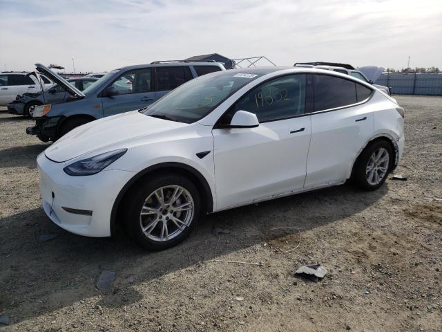 TESLA MODEL Y 2022 with VIN 7SAYGDEE7NF321099 - Photo from auction