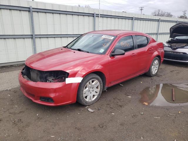 DODGE AVENGER SE 2014 with VIN 1C3CDZAB2EN224147 - Photo from auction
