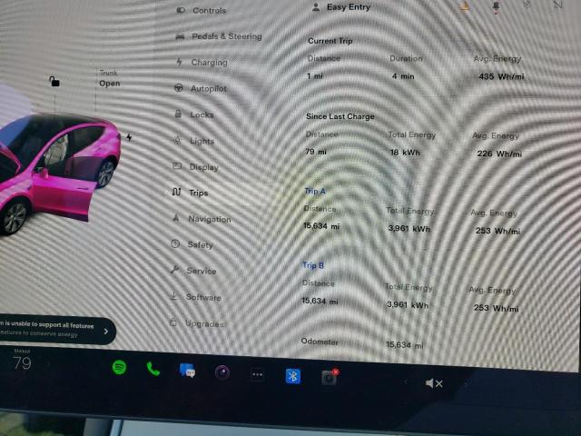 Photo 9 from auction – 2021 TESLA MODEL Y with VIN 5YJYGDED2MF110458